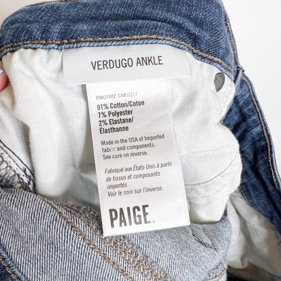 Paige Jeans Verdugo Senkel Jeans Medium Wash - Picture 6 of 7